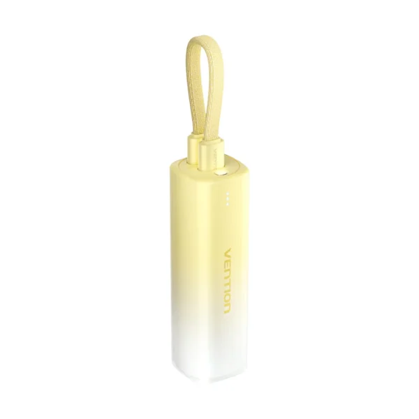 Vention FHWR0 5000mAh 20W Power Bank with USB-C to Lightning Cable – Gradient Yellow ________________________________