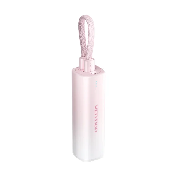 Vention FHWR0 5000mAh 20W Power Bank with USB-C to Lightning Cable – Gradient Red __________________________